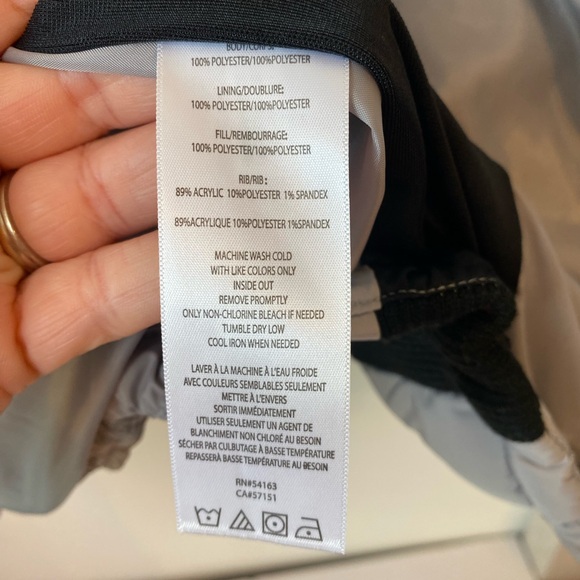 Marc New York Womens Gray Mock Neck Quilted Zip Sleeveless Vest Jacket Size L - Picture 8 of 12